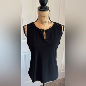 Elegant Black Sleeveless Top